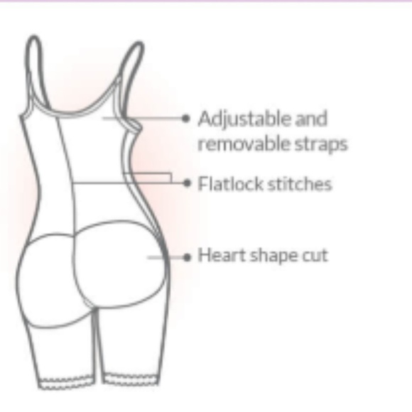 POST SURGICAL COMPRESSION LIPO TUMMY CONTROL SLIMMING BODY 3 HOOK SHAPER - Picture 3 of 7